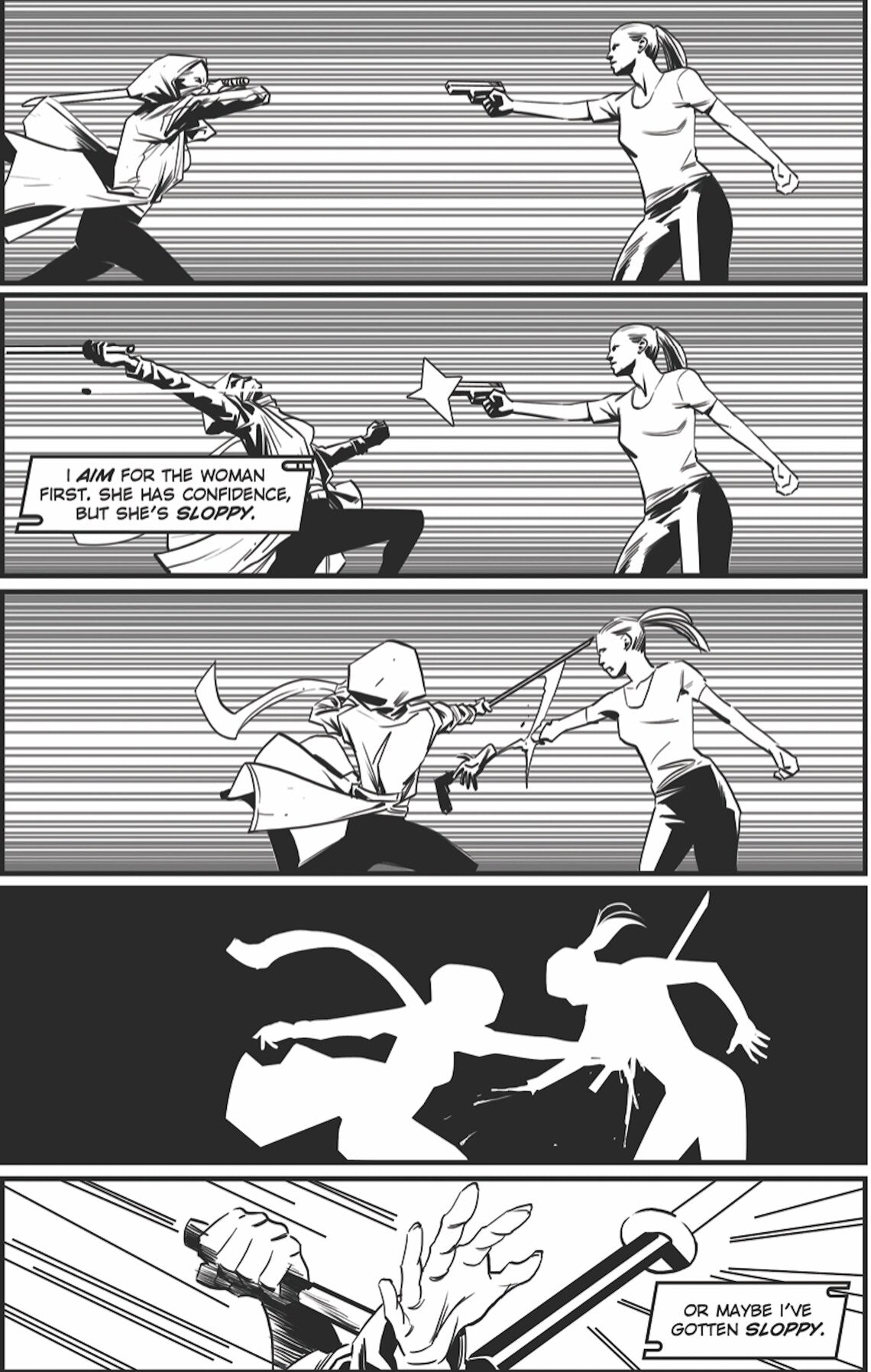 The Dancer #1 (Black & White)