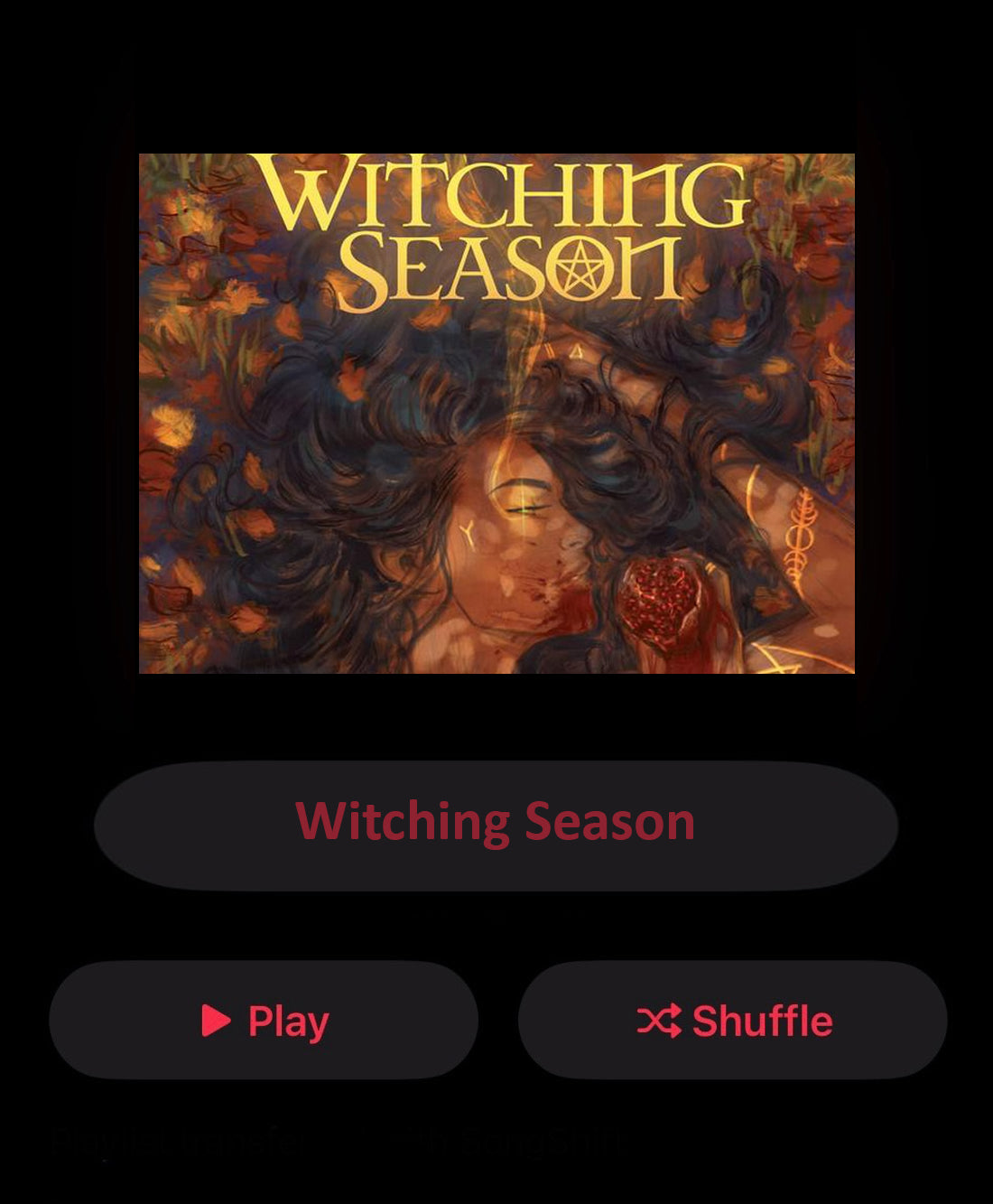 Witching Sesaon, Vol. 1 Curated Playlist