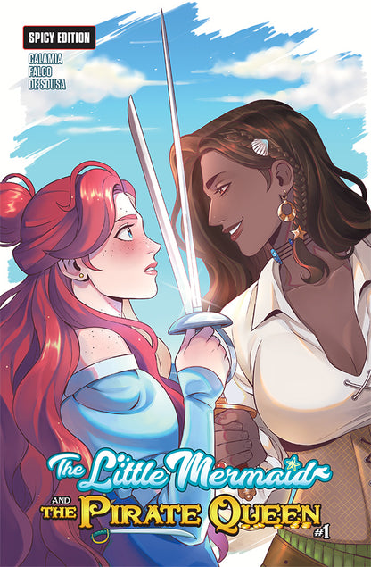 The Little Mermaid & The Pirate Queen #1 (NSFW) "Pirate Vs Princess" Rafi de Sousa Cover B