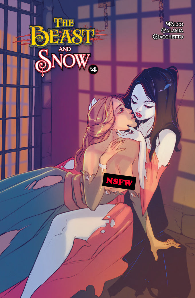 The Beast & Snow #4 (18+) "Jailbirds" NSFW Cover F by Ashleigh Izienicki