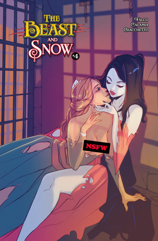 The Beast & Snow #4 (18+) "Jailbirds" NSFW Cover F by Ashleigh Izienicki