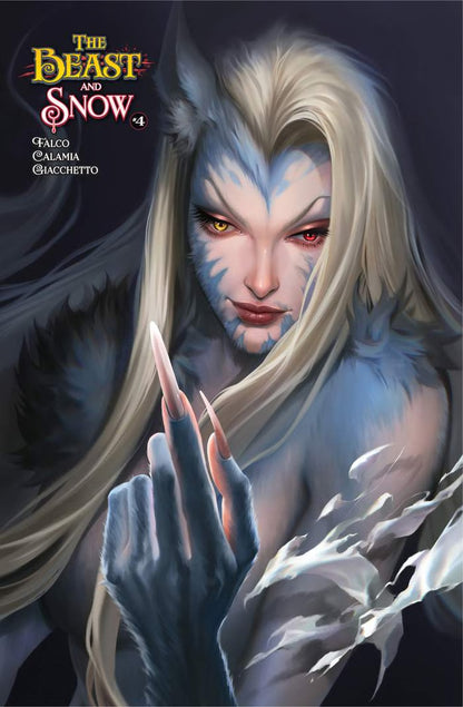 The Beast & Snow #4 (18+) "Hybrid Pinup" SFW Cover I by Linnéa AKA PapurrCat