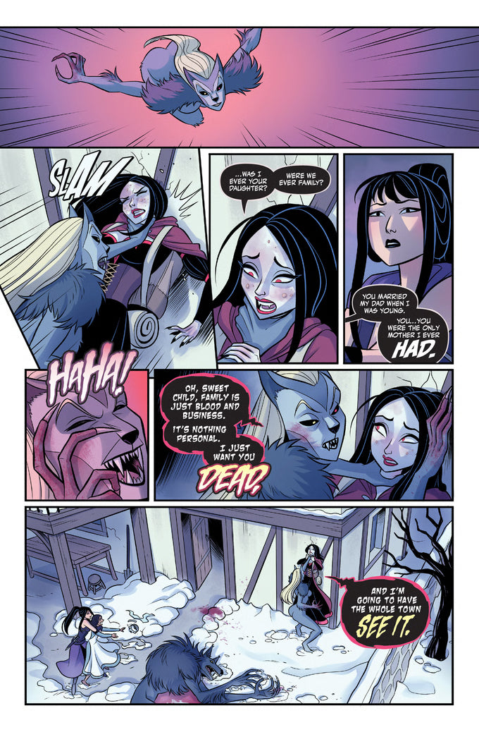 The Beast & Snow #4 (18+) "Monster Mash" NSFW Cover E by Jason Muhr (Lines) & Celeste Davalos (Colors)