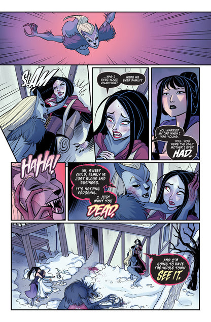 The Beast & Snow #4 (18+) "Monster Mash" NSFW Cover E by Jason Muhr (Lines) & Celeste Davalos (Colors)