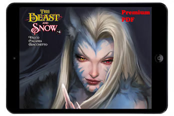 The Beast & Snow #4 (18+) "Monster Mash" NSFW Cover E by Jason Muhr (Lines) & Celeste Davalos (Colors)