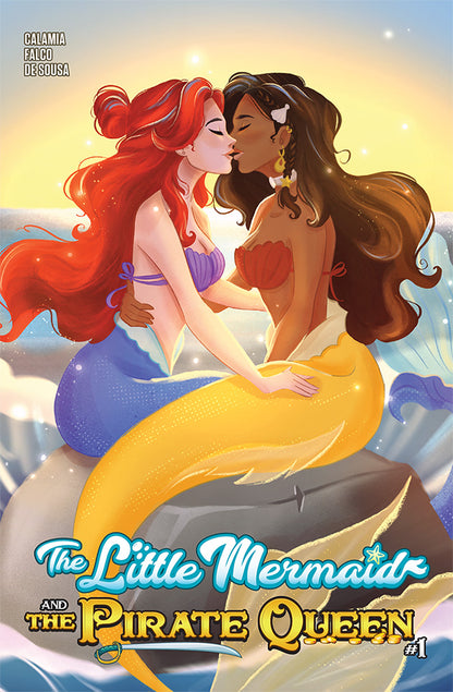 The Little Mermaid & The Pirate Queen #1 (SFW) - "On Kissing Rock" Julie Draws Cover D
