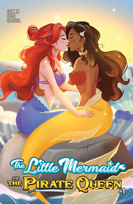 The Little Mermaid & The Pirate Queen #1 (SFW) - "On Kissing Rock" Julie Draws Cover D