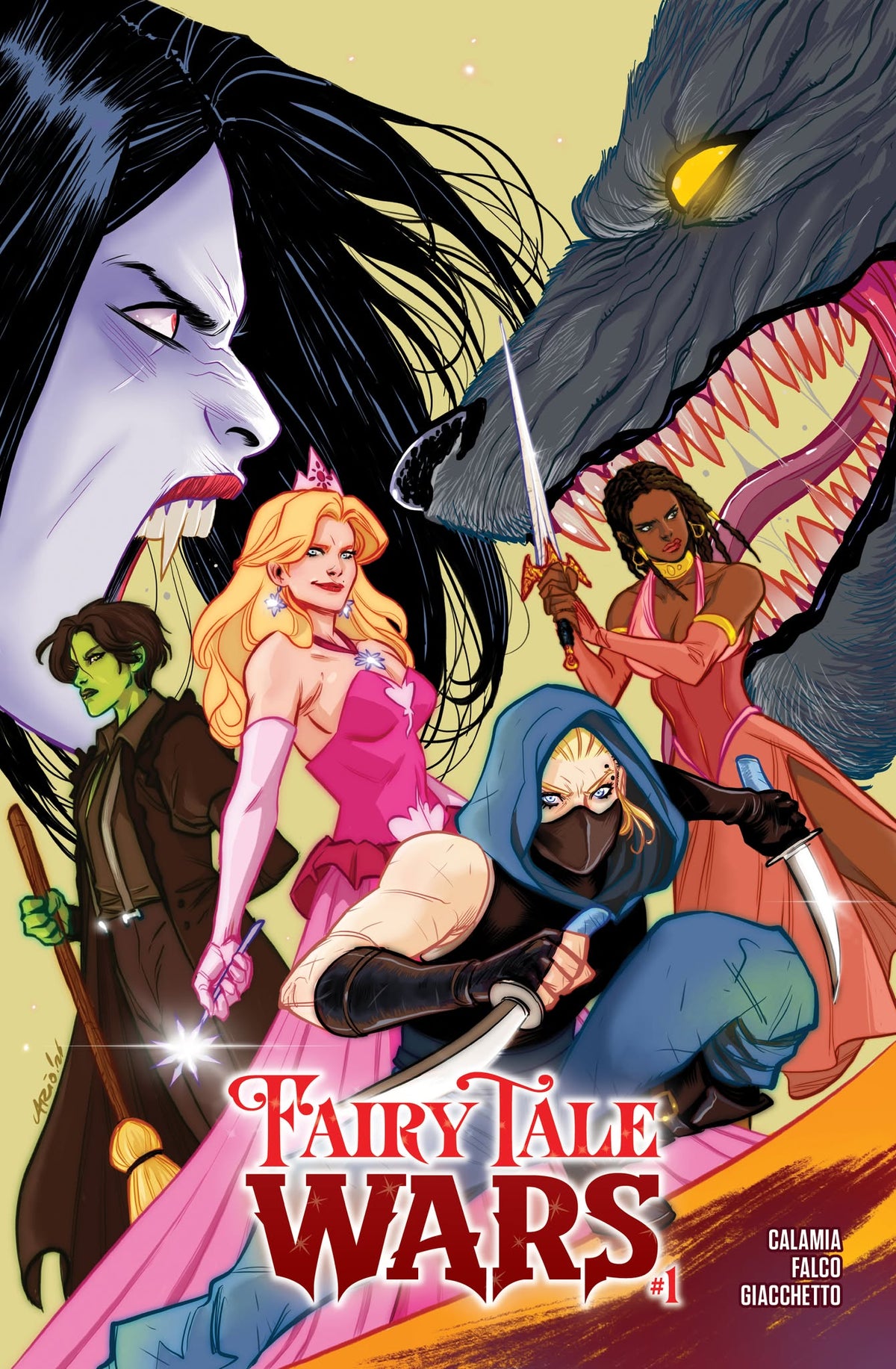 Fairy Tale Wars #1 (18+) "Princesses Unite" SWEET Cover F by Ario Anindito