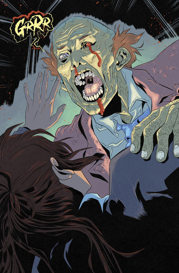 HAUNTING #3 "Stained Glass" Variant by Longestdistance Cover B