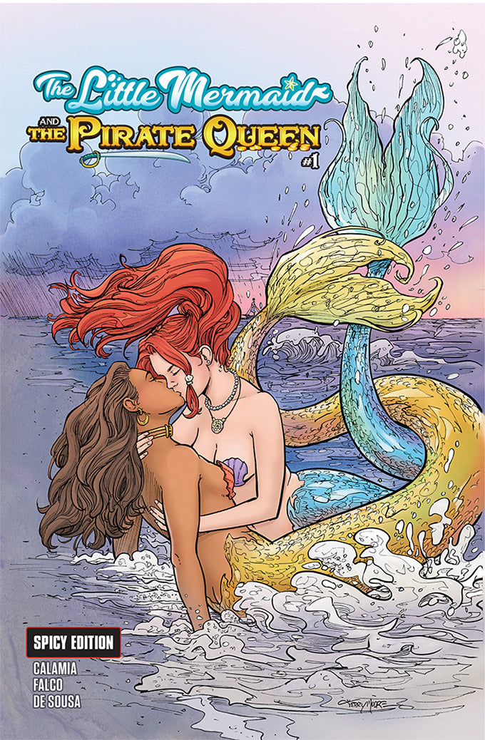 The Little Mermaid & The Pirate Queen #1 (NSFW) "Love on the Sand" Terry Moore Cover I