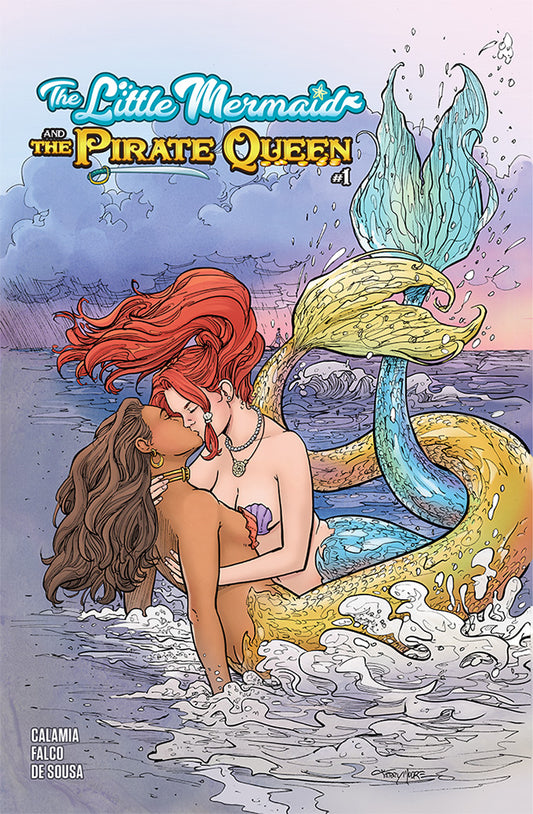 The Little Mermaid & The Pirate Queen #1 (SFW) - "Love on the Sand" Terry Moore Cover I