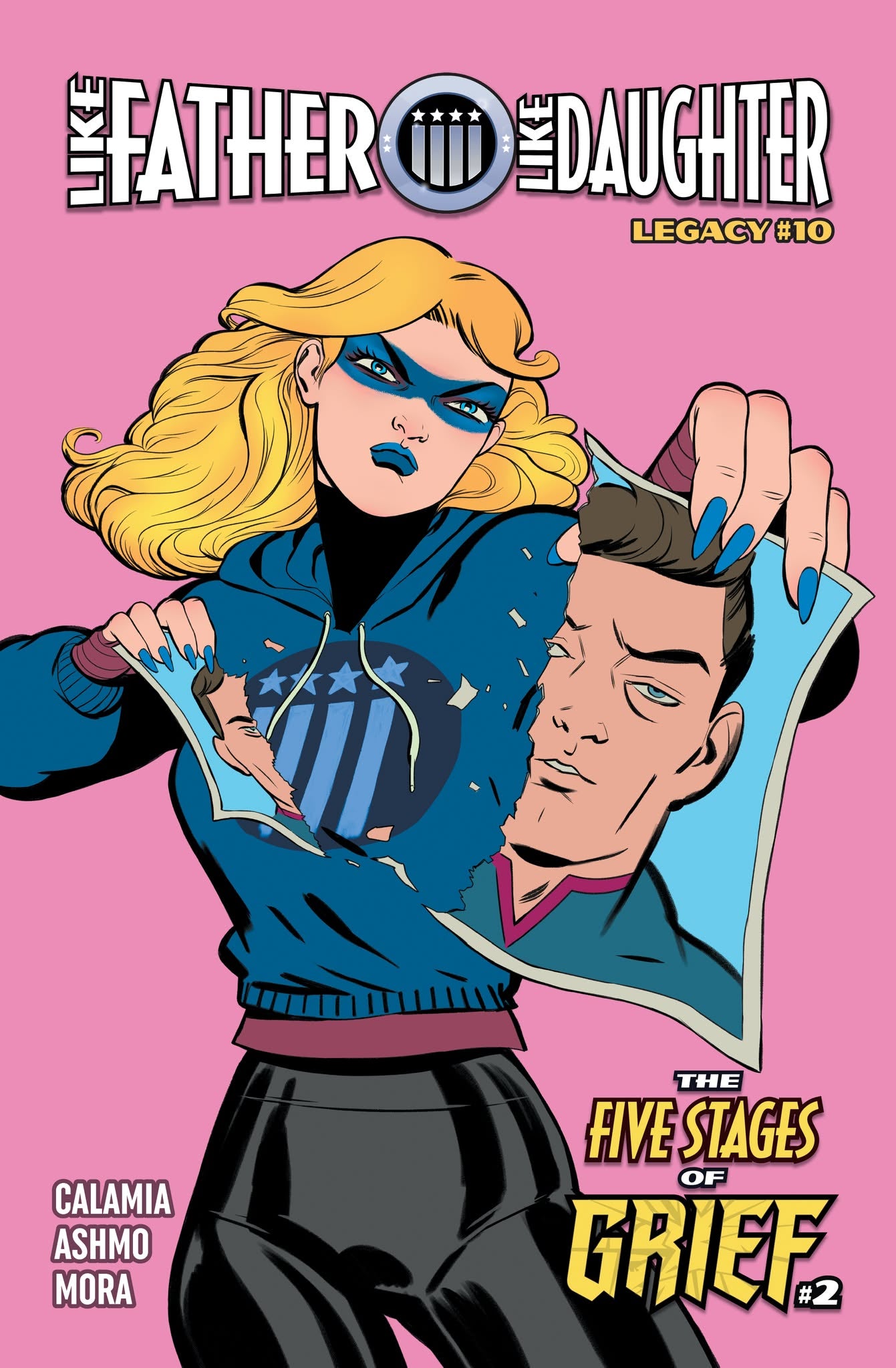 Like Father, Like Daughter: The Five Stages of Grief #2 - “No Imposters Allowed” Cover B by Javier Rodriguez (Absolute Martian Manhunter, Spider Woman)