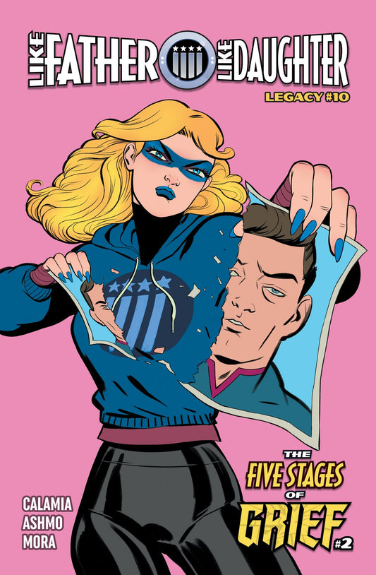 Like Father, Like Daughter: The Five Stages of Grief #2 - “No Imposters Allowed” Cover B by Javier Rodriguez (Absolute Martian Manhunter, Spider Woman)