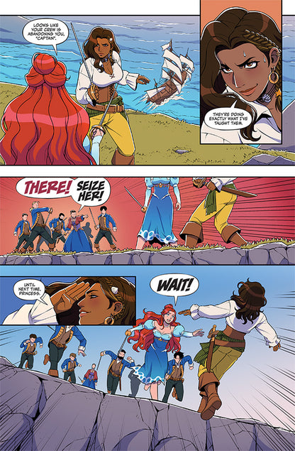 The Little Mermaid & The Pirate Queen #1 (SFW) - "Pirate Vs Princess" Rafi de Sousa Cover B