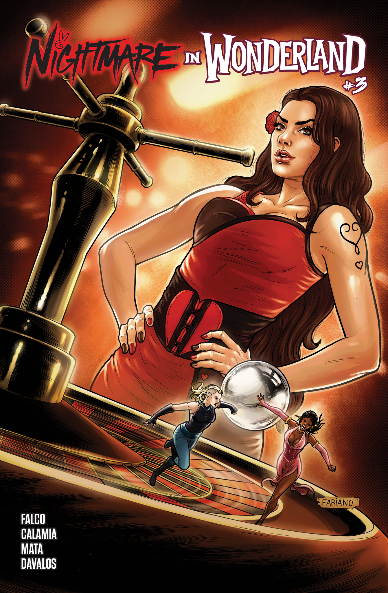 Nightmare in Wonderland #3 (18+) "The Queen's Gambit" Fabiano Neves Cover C