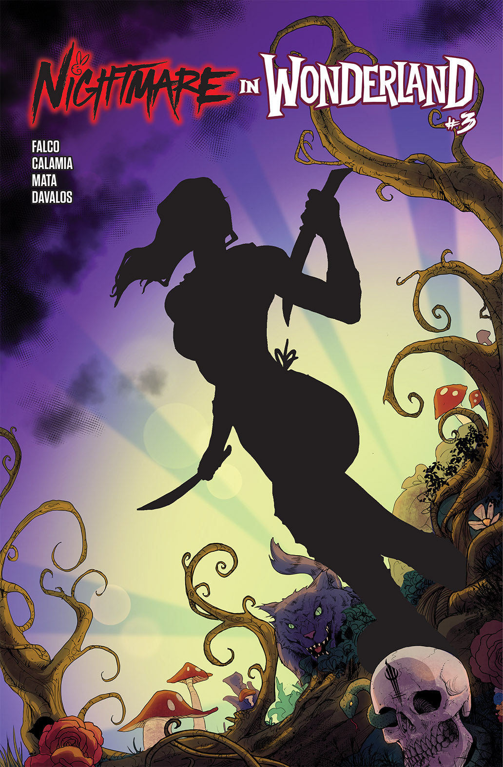 Nightmare in Wonderland #3 (18+) "SFW Mystery" Jonathan Mills & Yonson Carbonell Cover E