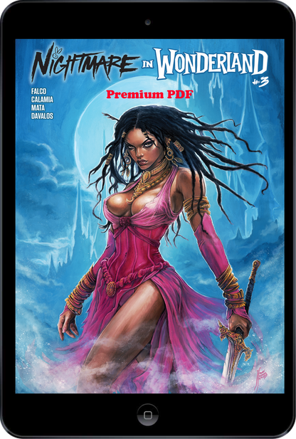 Nightmare in Wonderland #3 (18+) "SFW Mystery" Jonathan Mills & Yonson Carbonell Cover E