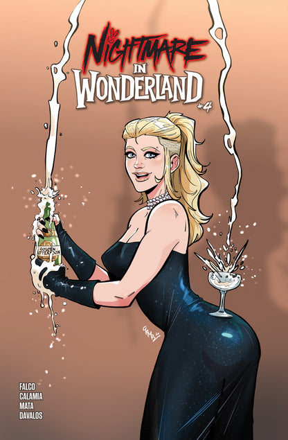 Nightmare in Wonderland #4 (18+) "Breaks the Internet" SFW Homage Gerardo Gambone Cover B