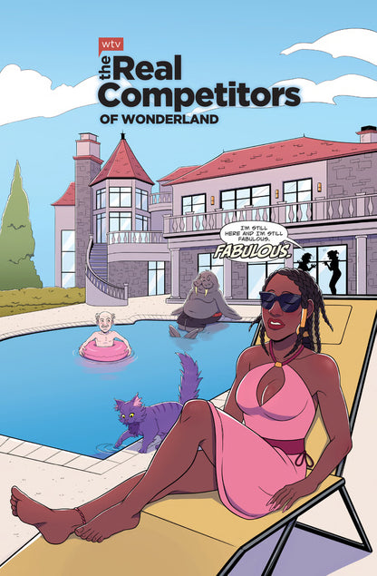 Nightmare in Wonderland #4 (18+) "Real Housewives Cat Meme" Wraparound! Alexander Esene Cover K