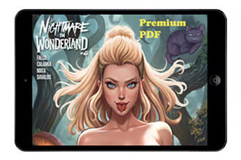 Nightmare in Wonderland #4 (18+) "Real Housewives Cat Meme" Wraparound! Alexander Esene Cover K
