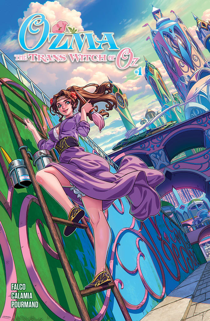 Ozma: The Trans Witch of Oz #1 (18+) "Paint the Town" Xong Bros SFW Cover B