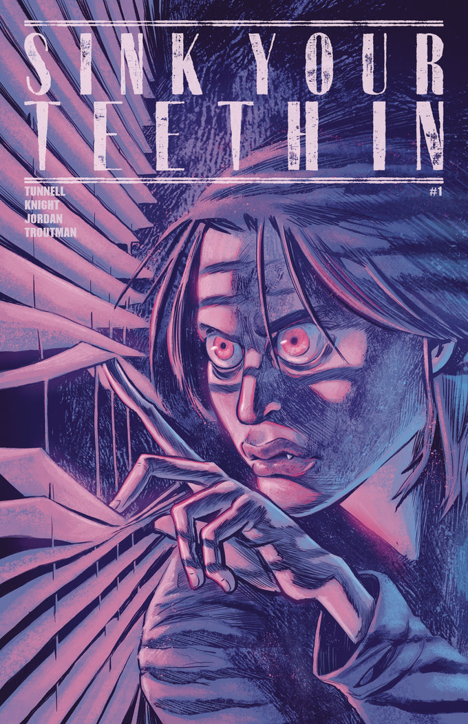 Sink Your Teeth In #1 "Rear Window" Cover B by Emily Schnall
