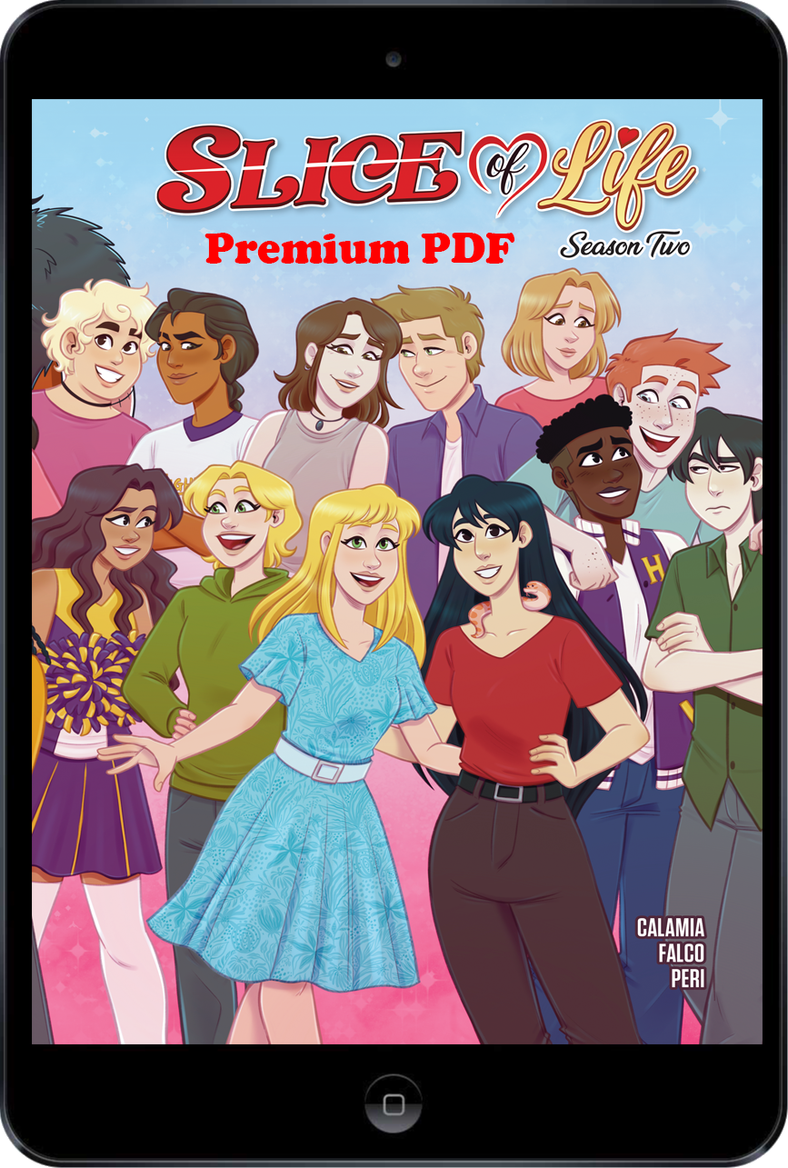 "Slice of Life" Season 2 "Bleachers" Hardcover Graphic Novel (Collecting Issues 5-8)