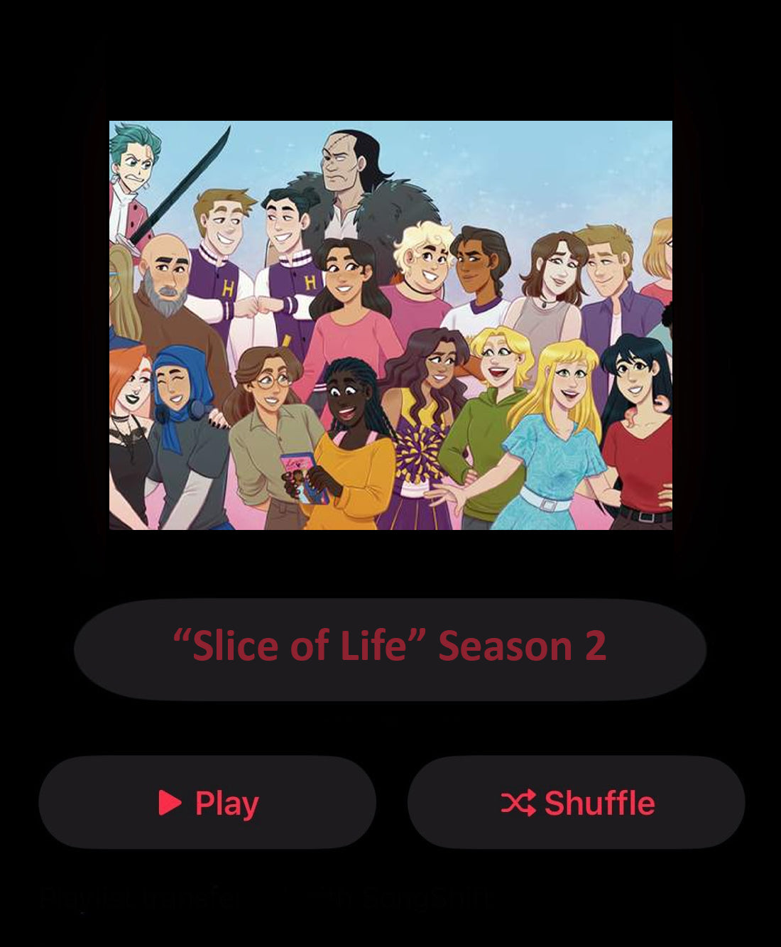 "Slice of Life" Season 2 Curated Playlist
