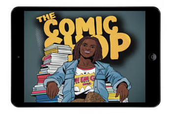The Comic Shop: The Comic - "OH EM GEE, I'm in a Comic" Sway Cover D