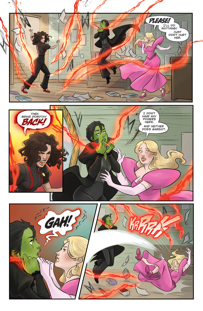 The Witches of Oz #4 (18+) "Checking Out? (SWEET)" Baldemar Rivas Cover B