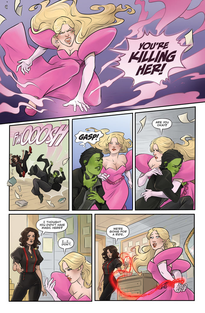 The Witches of Oz #4 (18+) "Checking Out? (SWEET)" Baldemar Rivas Cover B