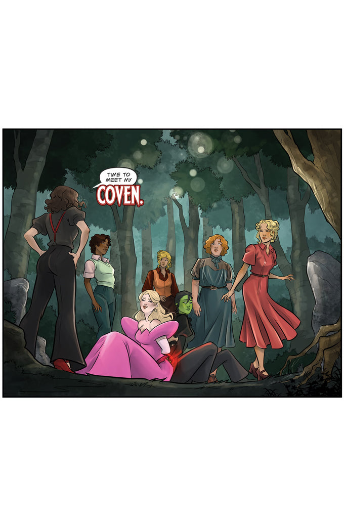 The Witches of Oz #4 (18+) "Checking Out? (SWEET)" Baldemar Rivas Cover B