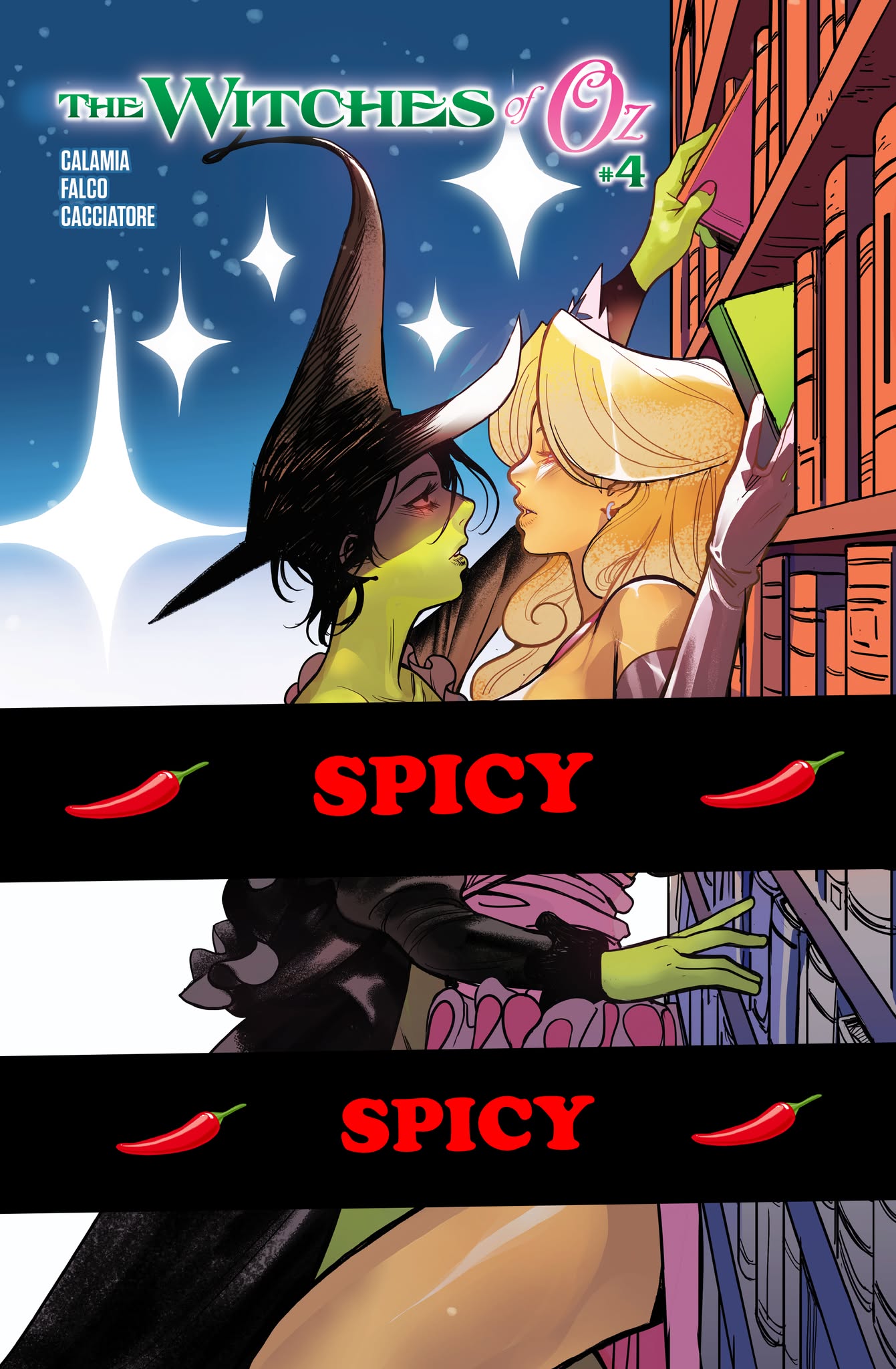 The Witches of Oz #4 (18+) "Checking Out? (SPICY)" Baldemar Rivas Cover H